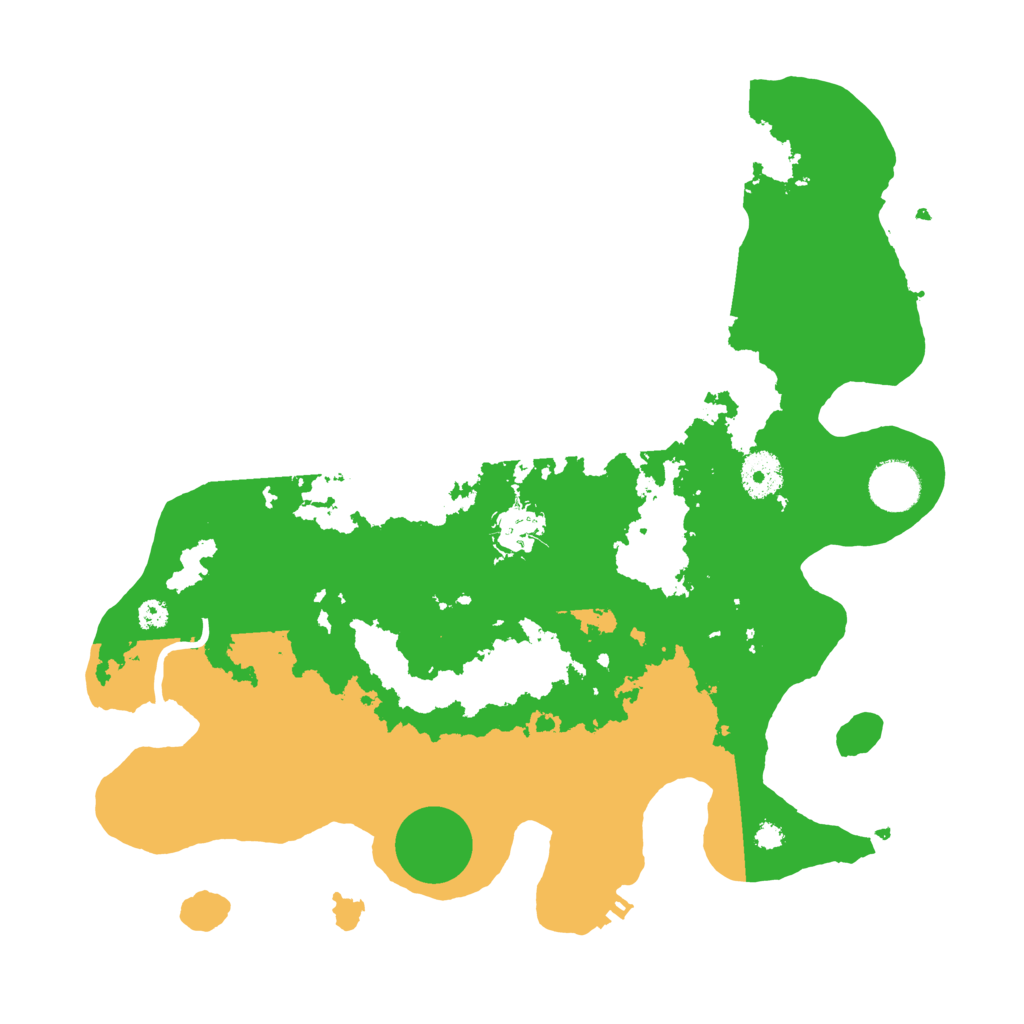 Biome Rust Map: Procedural Map, Size: 3500, Seed: 985559705