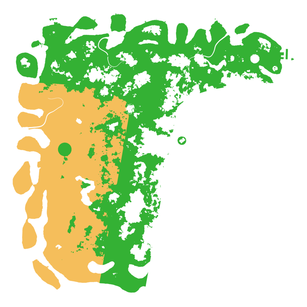 Biome Rust Map: Procedural Map, Size: 6000, Seed: 7814