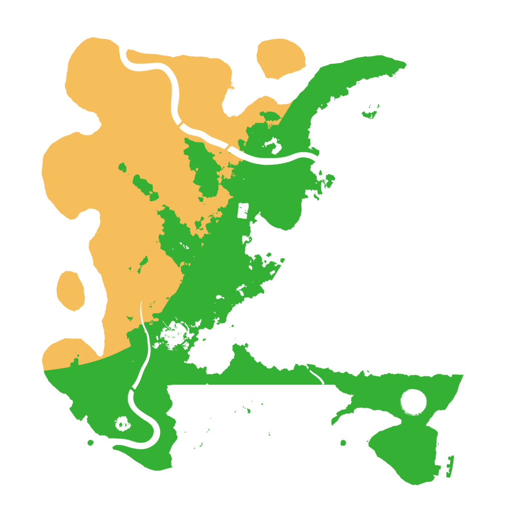 Biome Rust Map: Procedural Map, Size: 3500, Seed: 1547720977