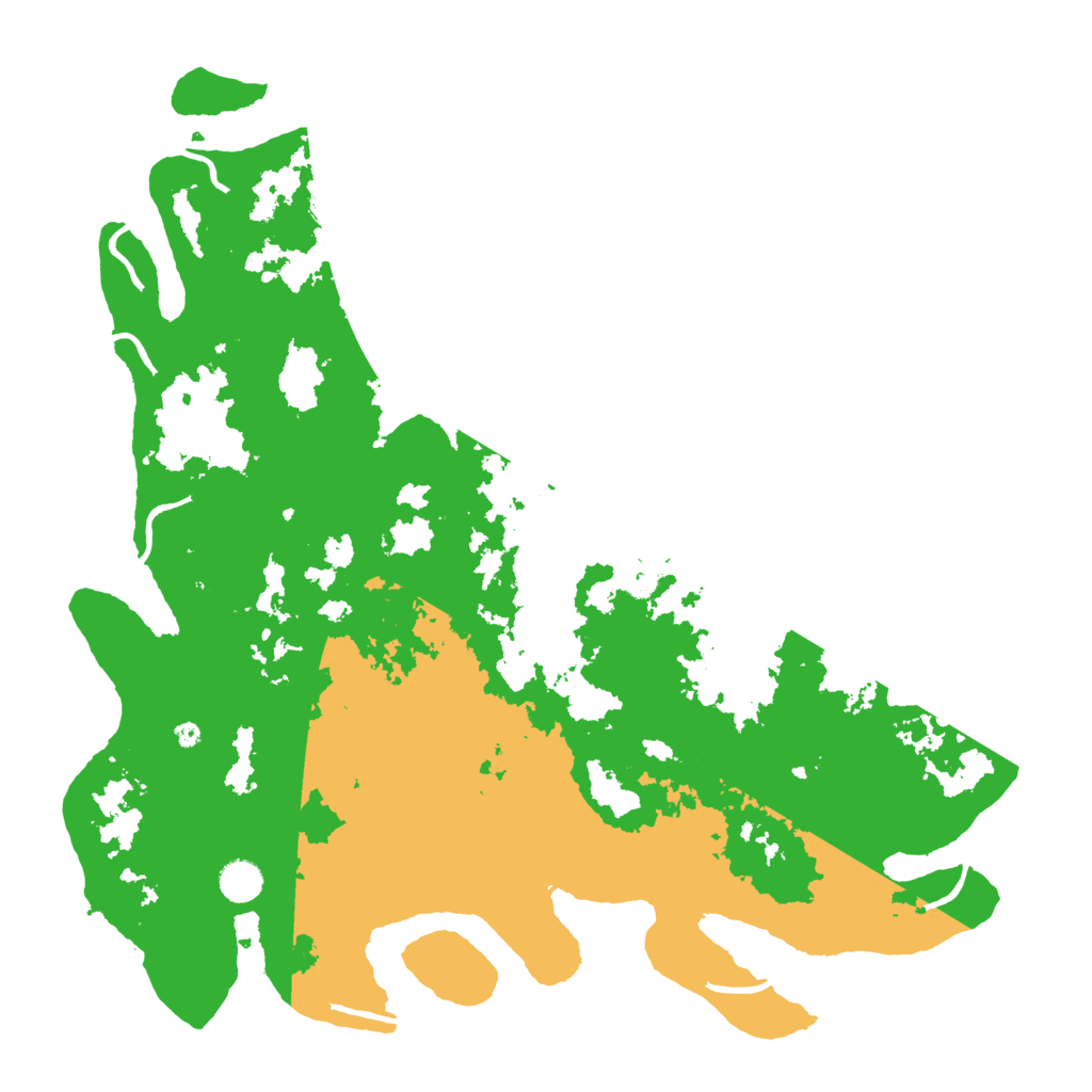 Biome Rust Map: Procedural Map, Size: 4500, Seed: 119450446