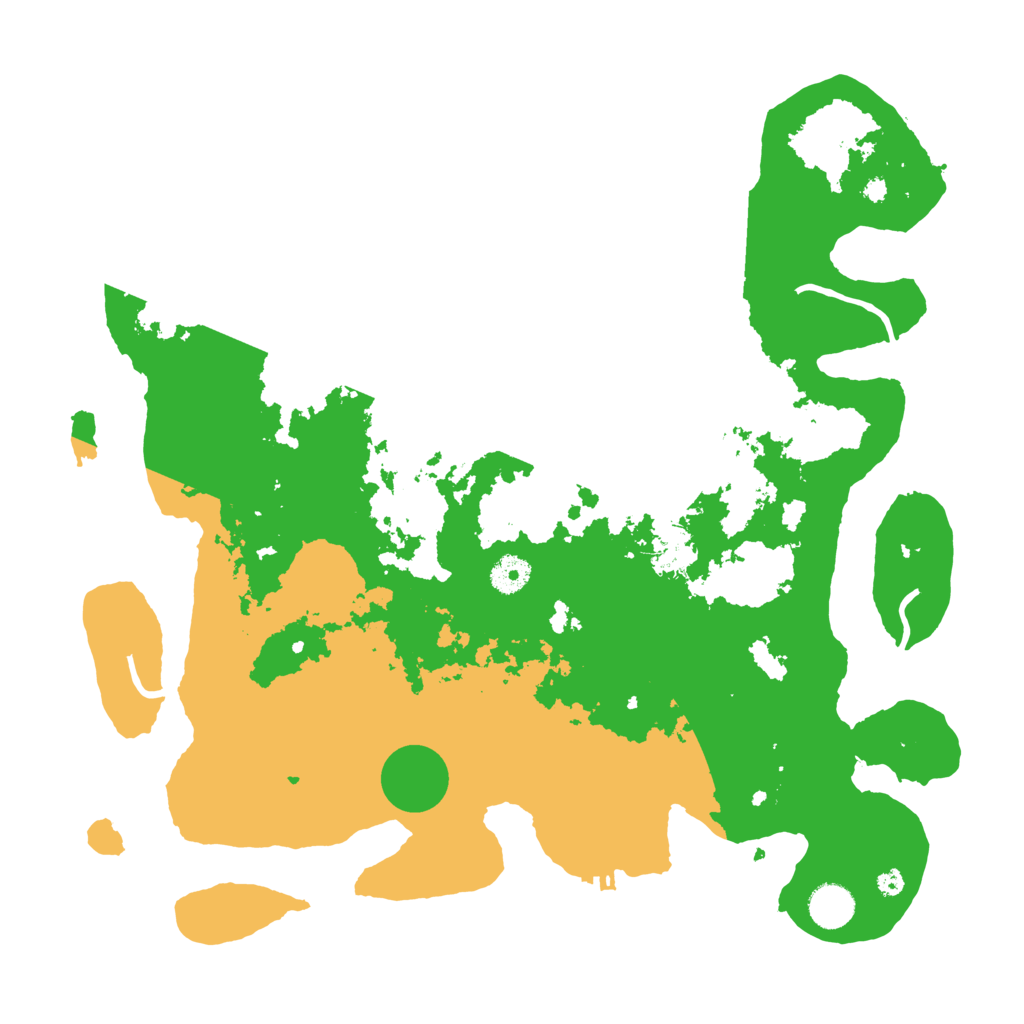 Biome Rust Map: Procedural Map, Size: 4000, Seed: 2025797171