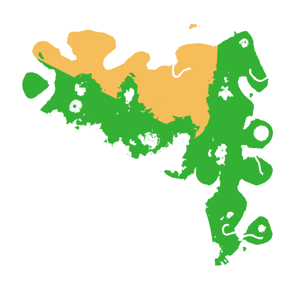 Biome Rust Map: Procedural Map, Size: 3500, Seed: 104512066