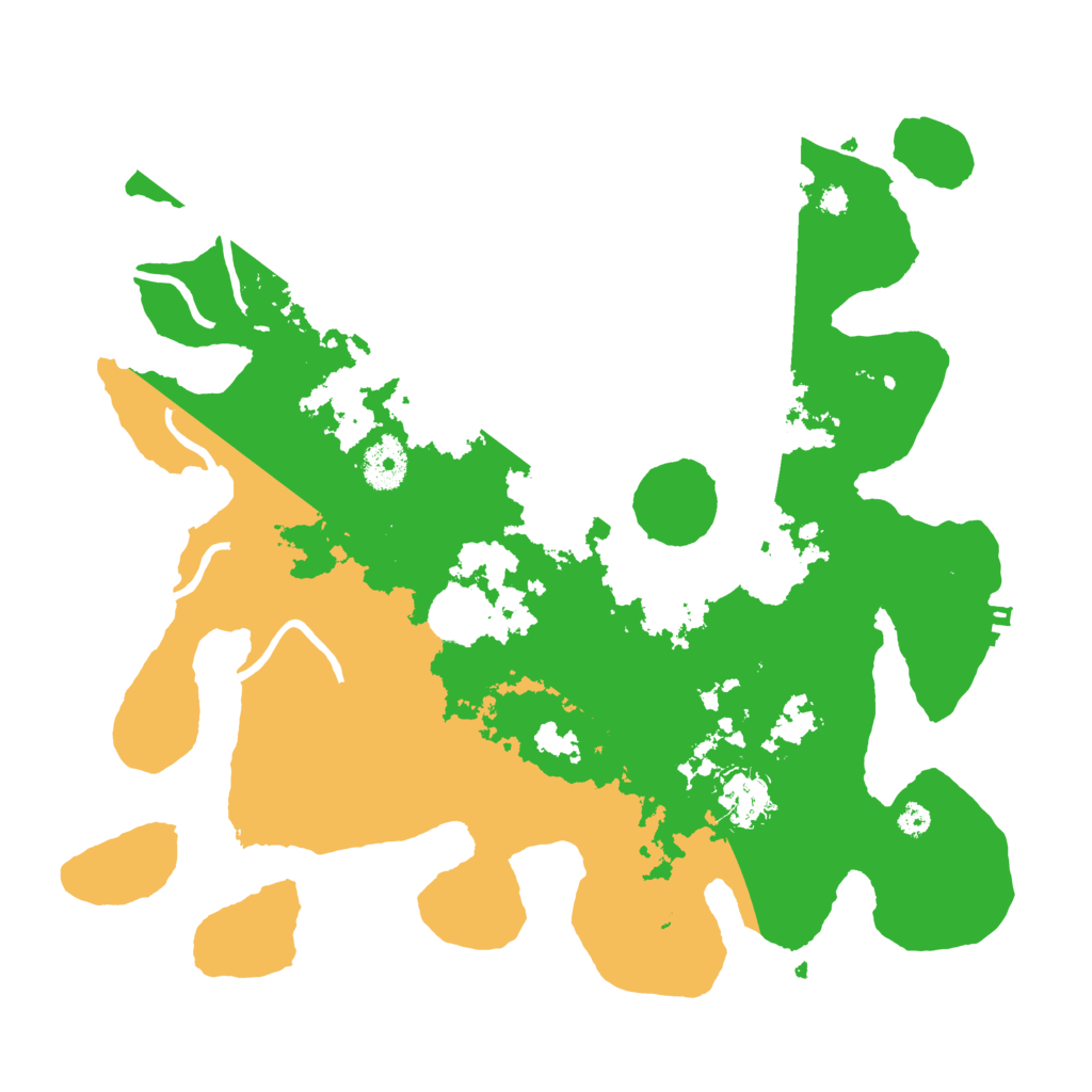 Biome Rust Map: Procedural Map, Size: 3500, Seed: 979106523