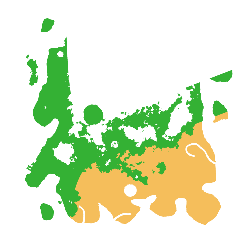 Biome Rust Map: Procedural Map, Size: 3500, Seed: 800813