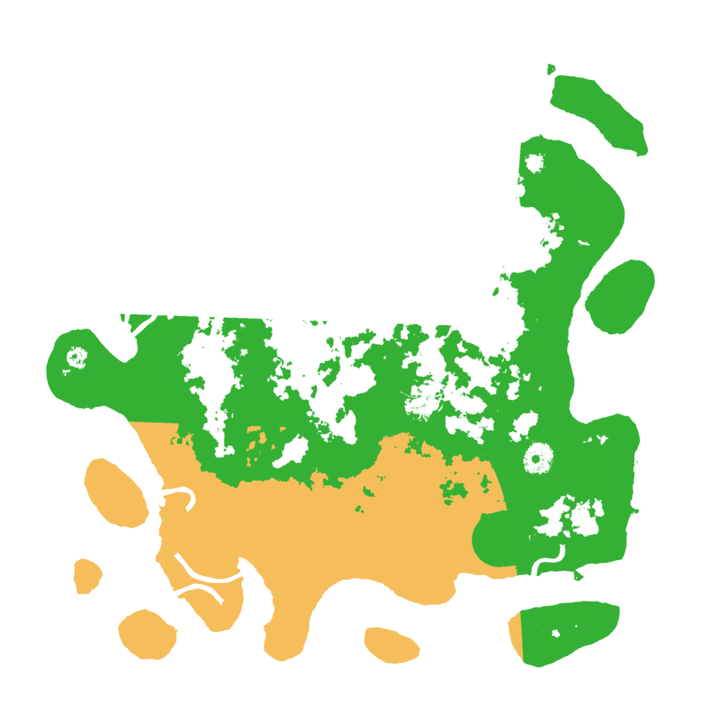 Biome Rust Map: Procedural Map, Size: 3500, Seed: 1040480167