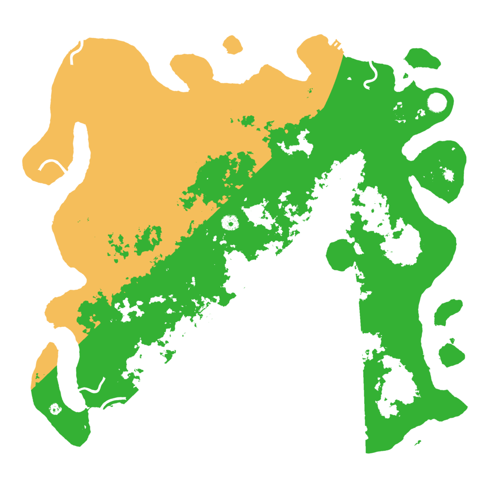 Biome Rust Map: Procedural Map, Size: 4500, Seed: 1461479196