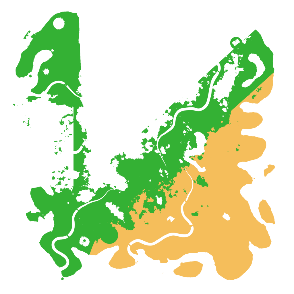 Biome Rust Map: Procedural Map, Size: 4500, Seed: 5184868