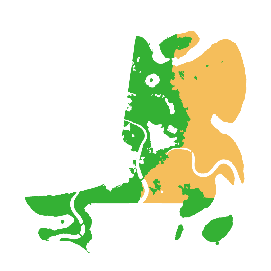 Biome Rust Map: Procedural Map, Size: 3000, Seed: 7146