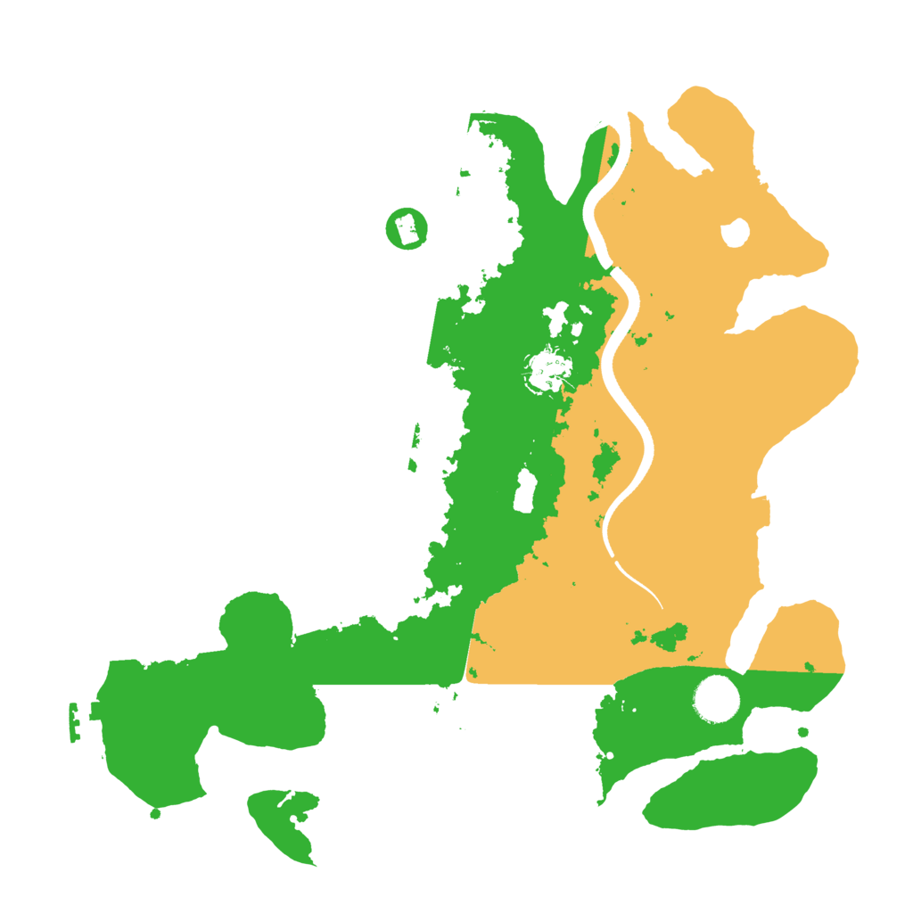 Biome Rust Map: Procedural Map, Size: 3500, Seed: 1868747713