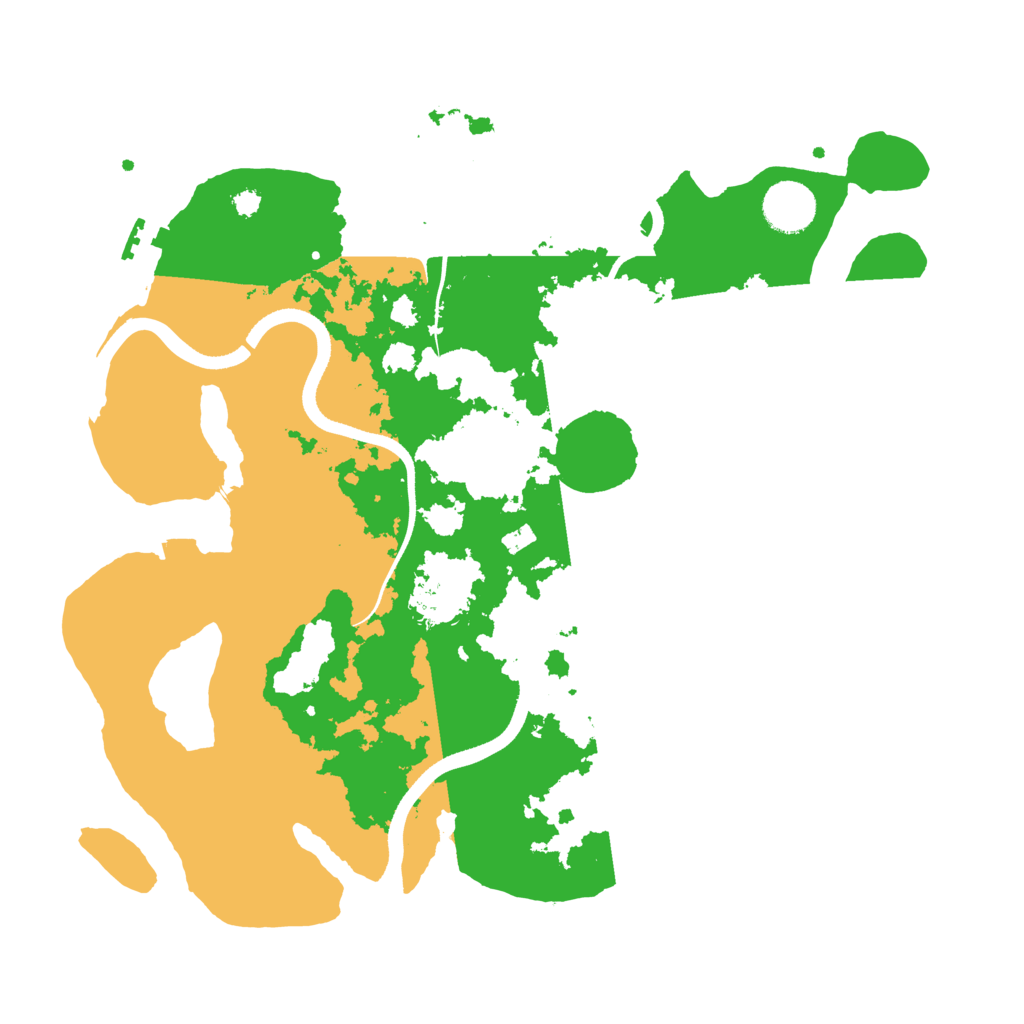 Biome Rust Map: Procedural Map, Size: 3500, Seed: 882243229