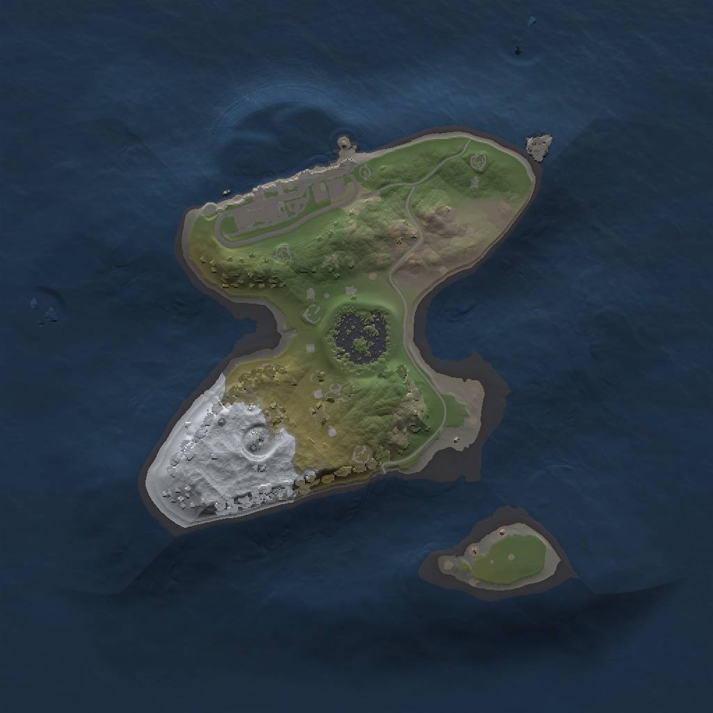 Rust Map: Procedural Map, Size: 1337, Seed: 1922758836, 5 Monuments