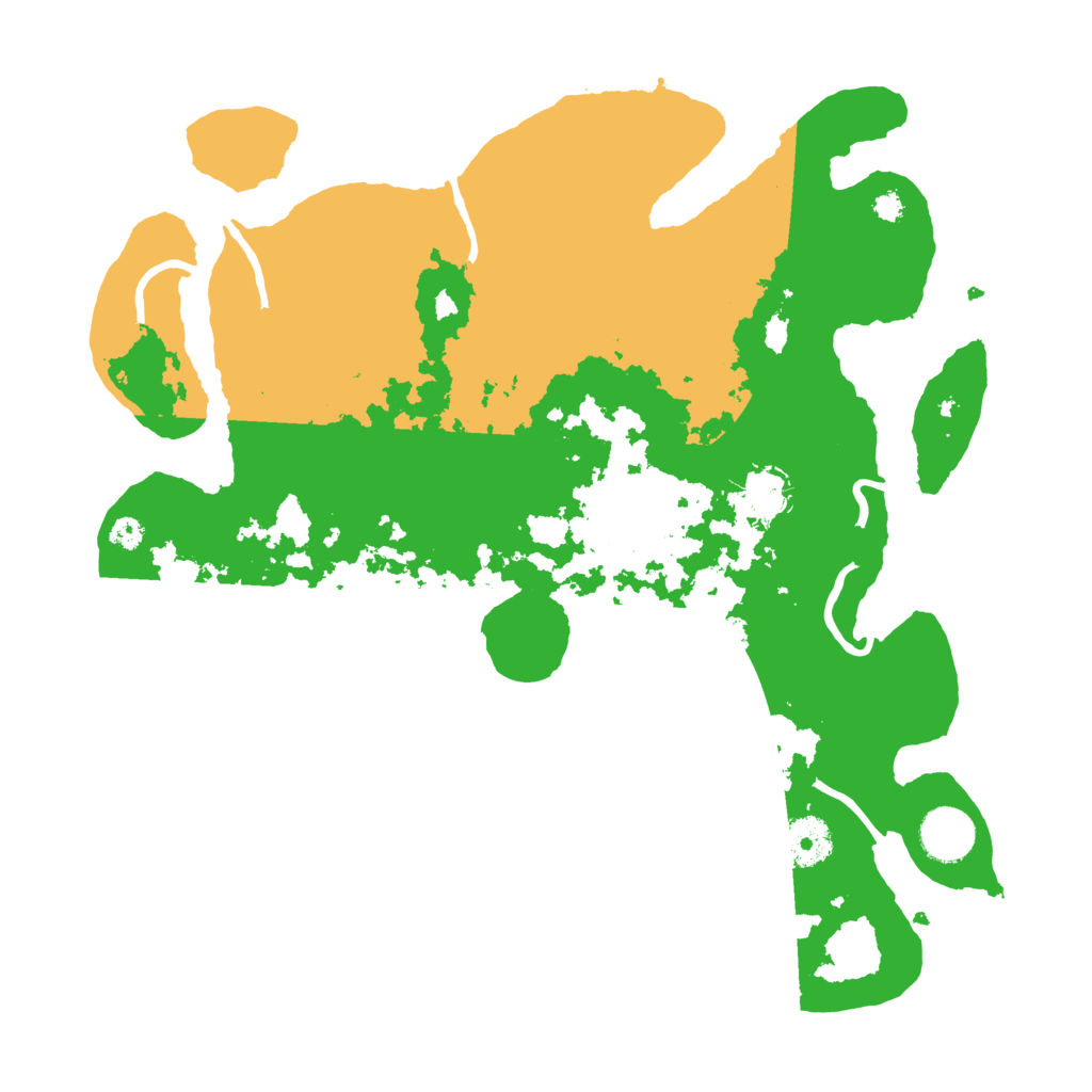 Biome Rust Map: Procedural Map, Size: 3500, Seed: 785807884