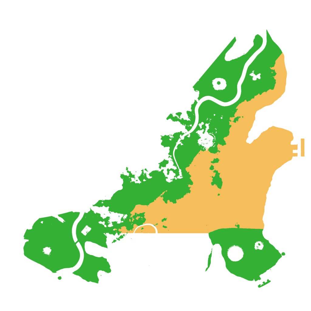 Biome Rust Map: Procedural Map, Size: 3500, Seed: 1268669989