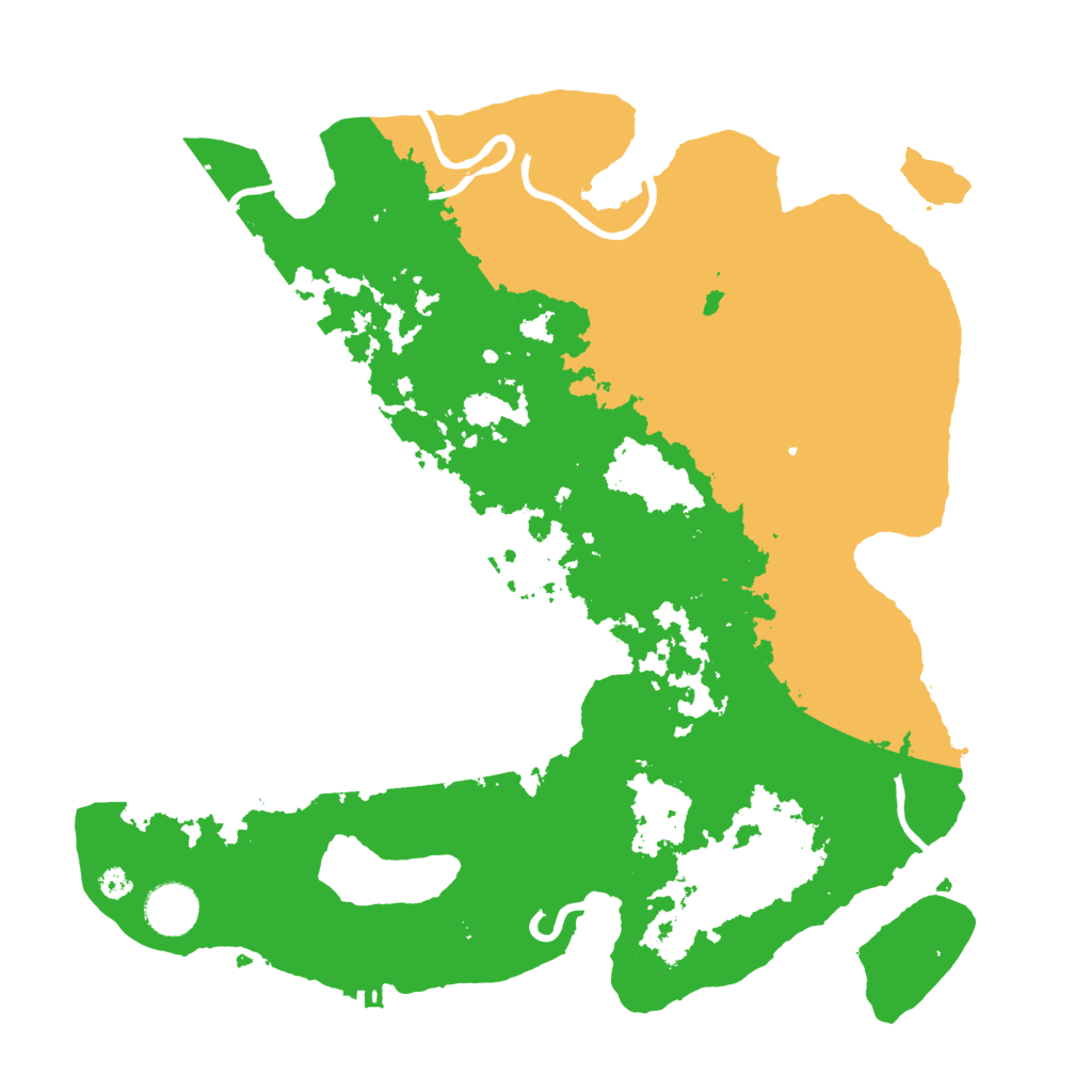 Biome Rust Map: Procedural Map, Size: 3600, Seed: 1868477176