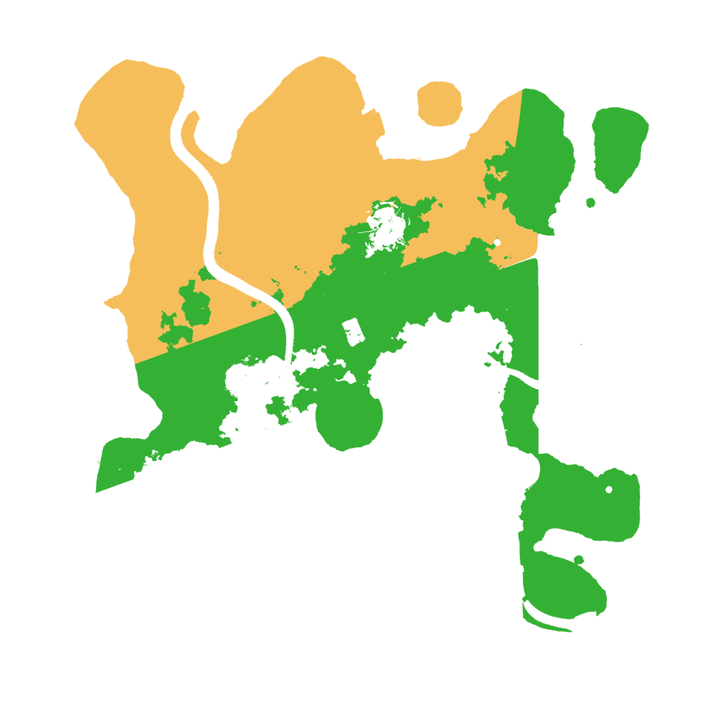 Biome Rust Map: Procedural Map, Size: 3000, Seed: 1123607631