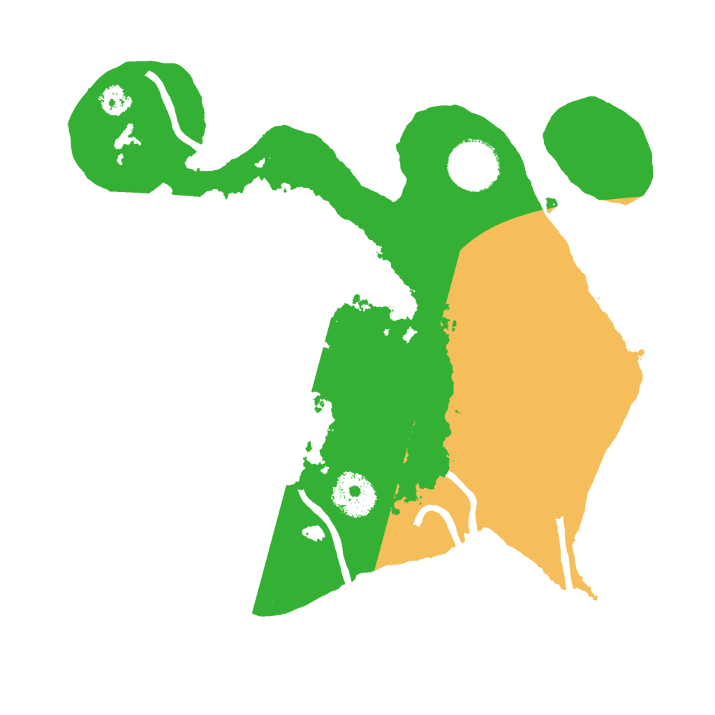 Biome Rust Map: Procedural Map, Size: 2500, Seed: 1935086164