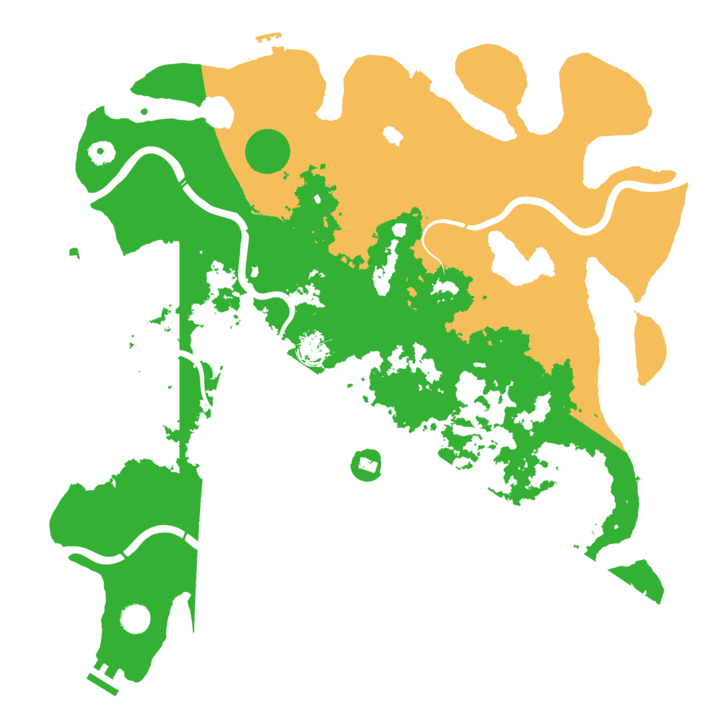 Biome Rust Map: Procedural Map, Size: 4250, Seed: 374504076