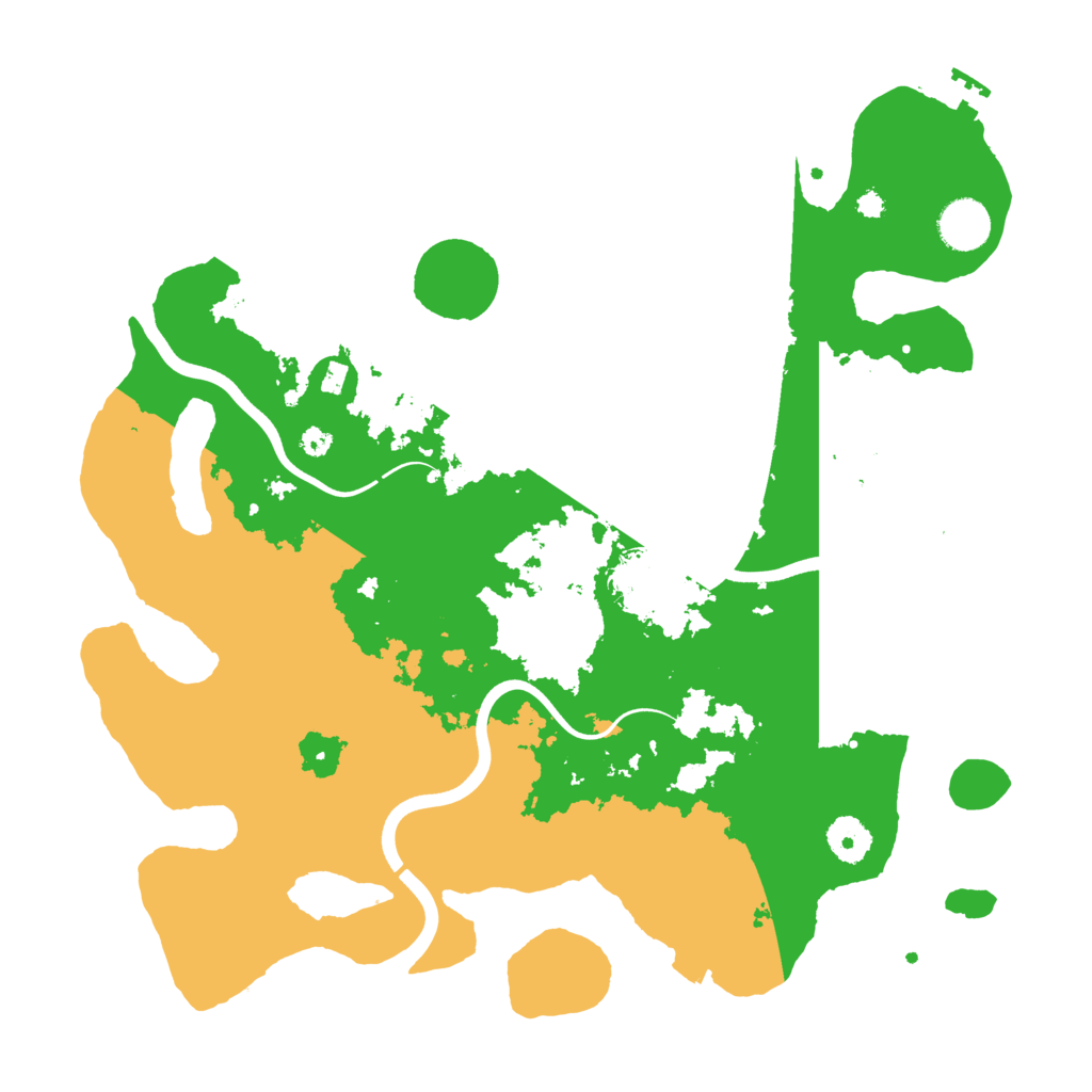 Biome Rust Map: Procedural Map, Size: 3700, Seed: 648941764