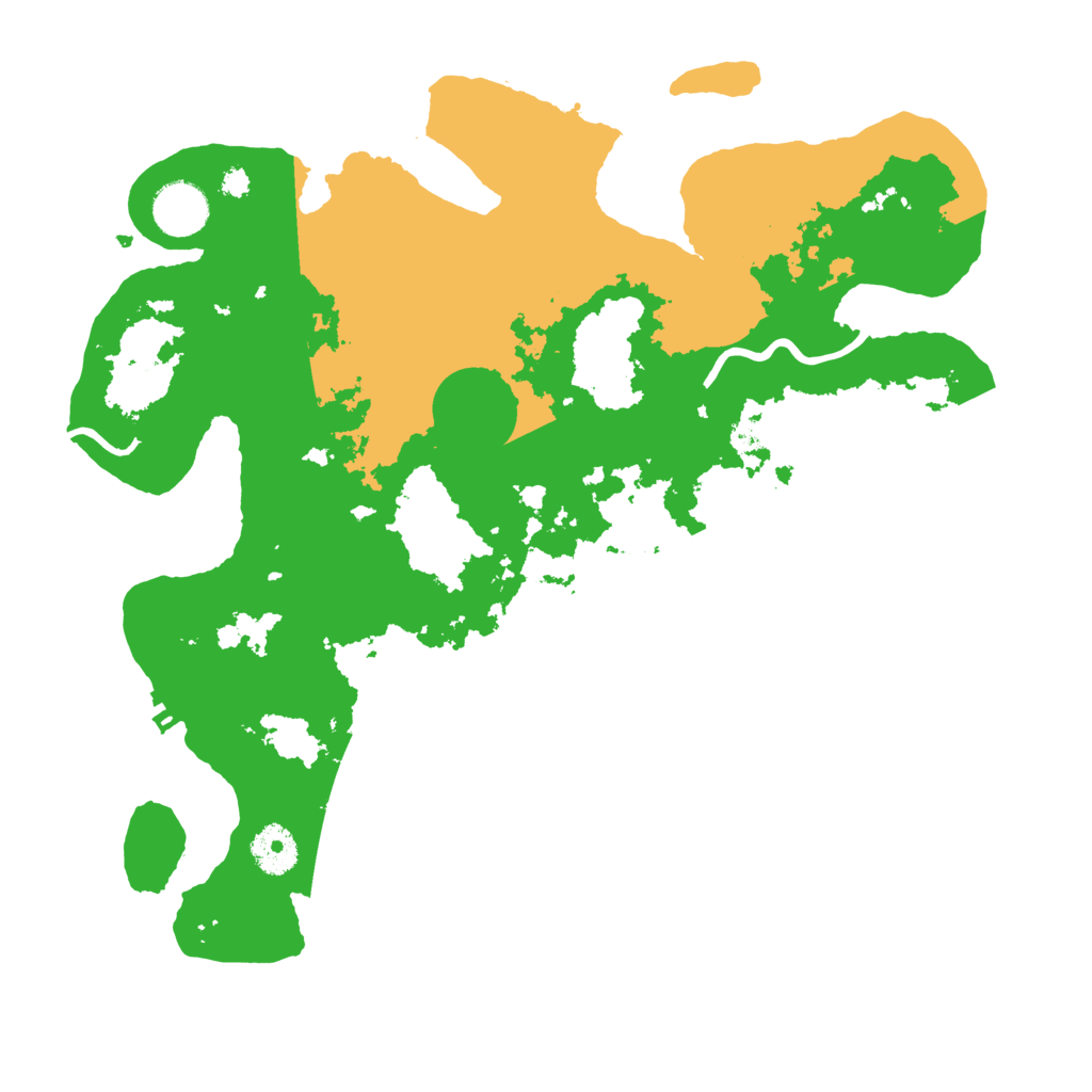 Biome Rust Map: Procedural Map, Size: 3500, Seed: 1253957406