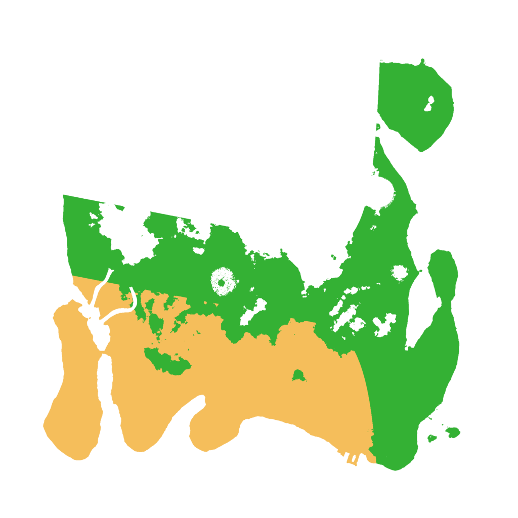 Biome Rust Map: Procedural Map, Size: 3000, Seed: 88203632