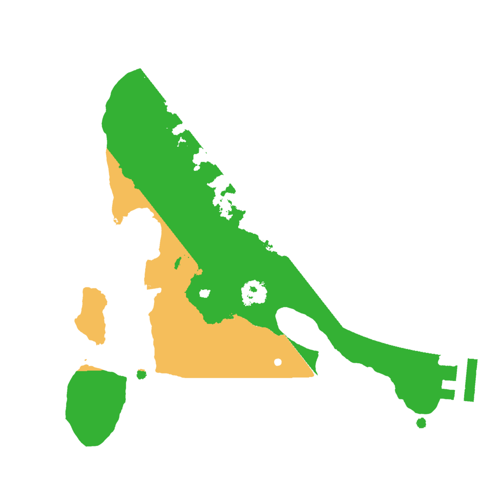 Biome Rust Map: Procedural Map, Size: 2000, Seed: 183065851