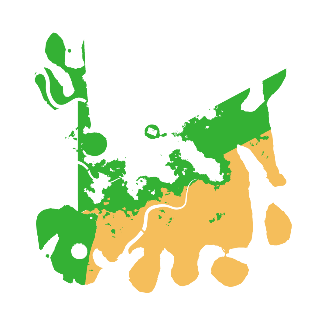 Biome Rust Map: Procedural Map, Size: 3500, Seed: 703190842