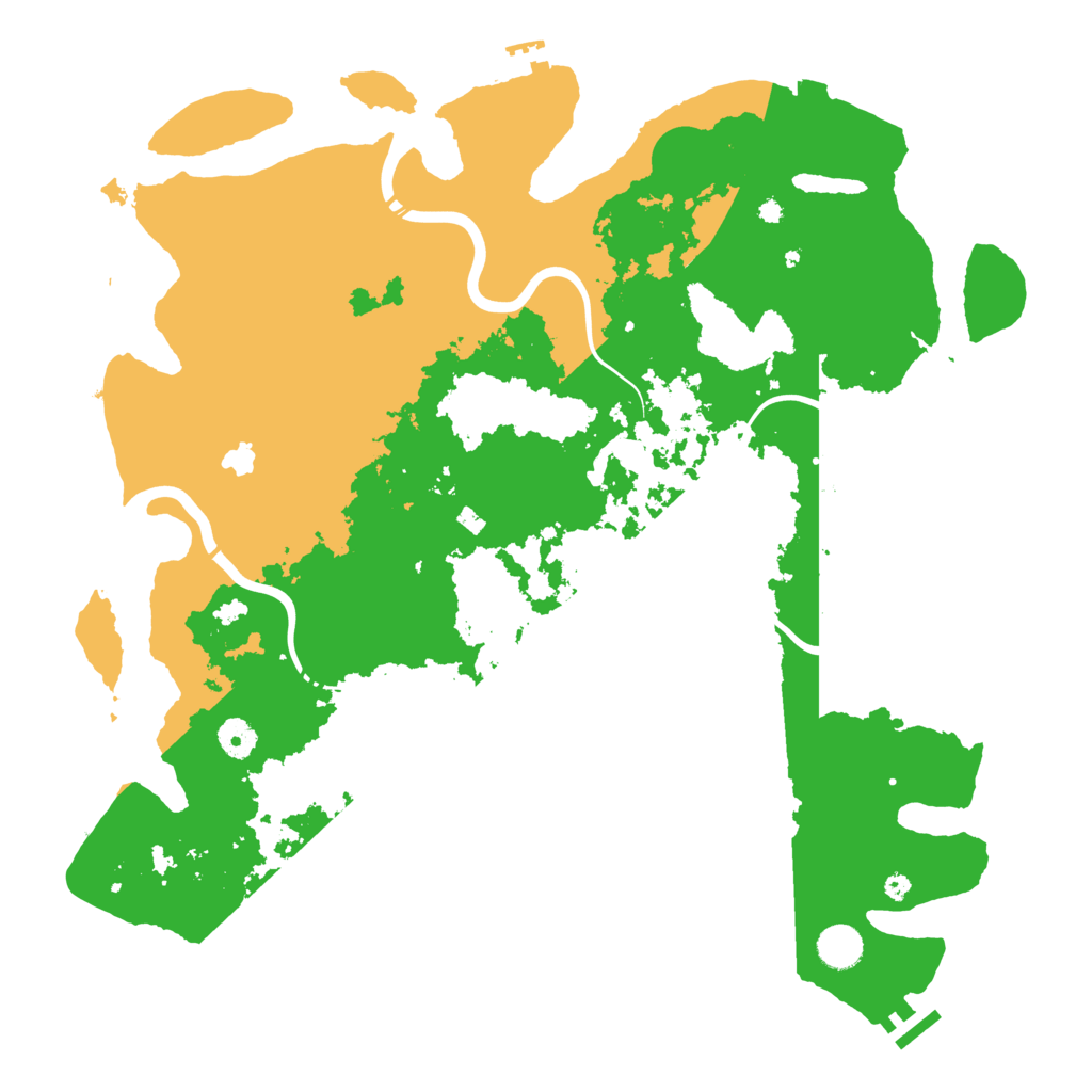Biome Rust Map: Procedural Map, Size: 4250, Seed: 1293113887