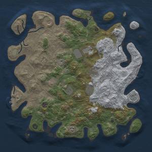 Thumbnail Rust Map: Procedural Map, Size: 4250, Seed: 653706533, 19 Monuments