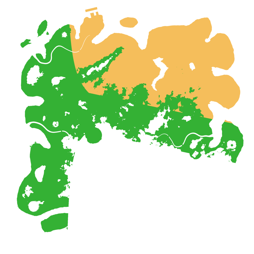 Biome Rust Map: Procedural Map, Size: 4250, Seed: 1347371850