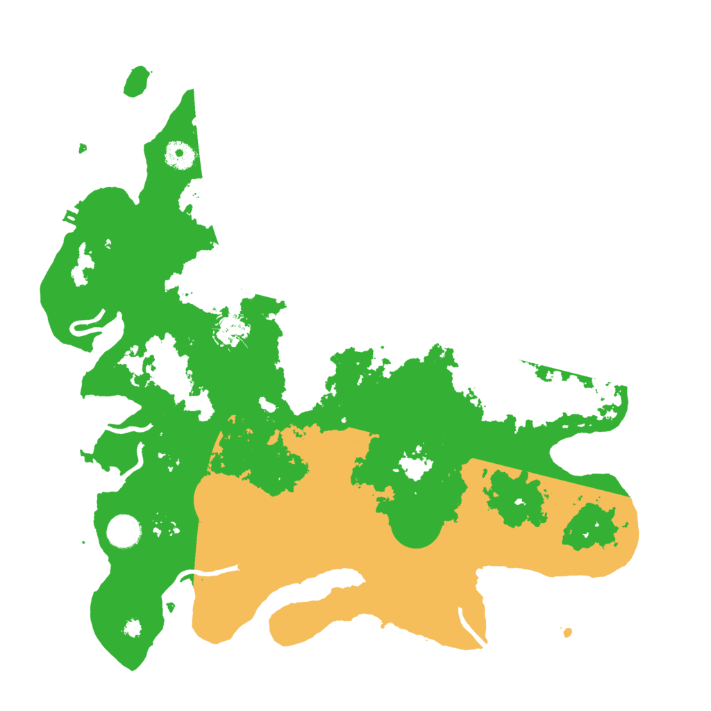 Biome Rust Map: Procedural Map, Size: 3700, Seed: 1984845770