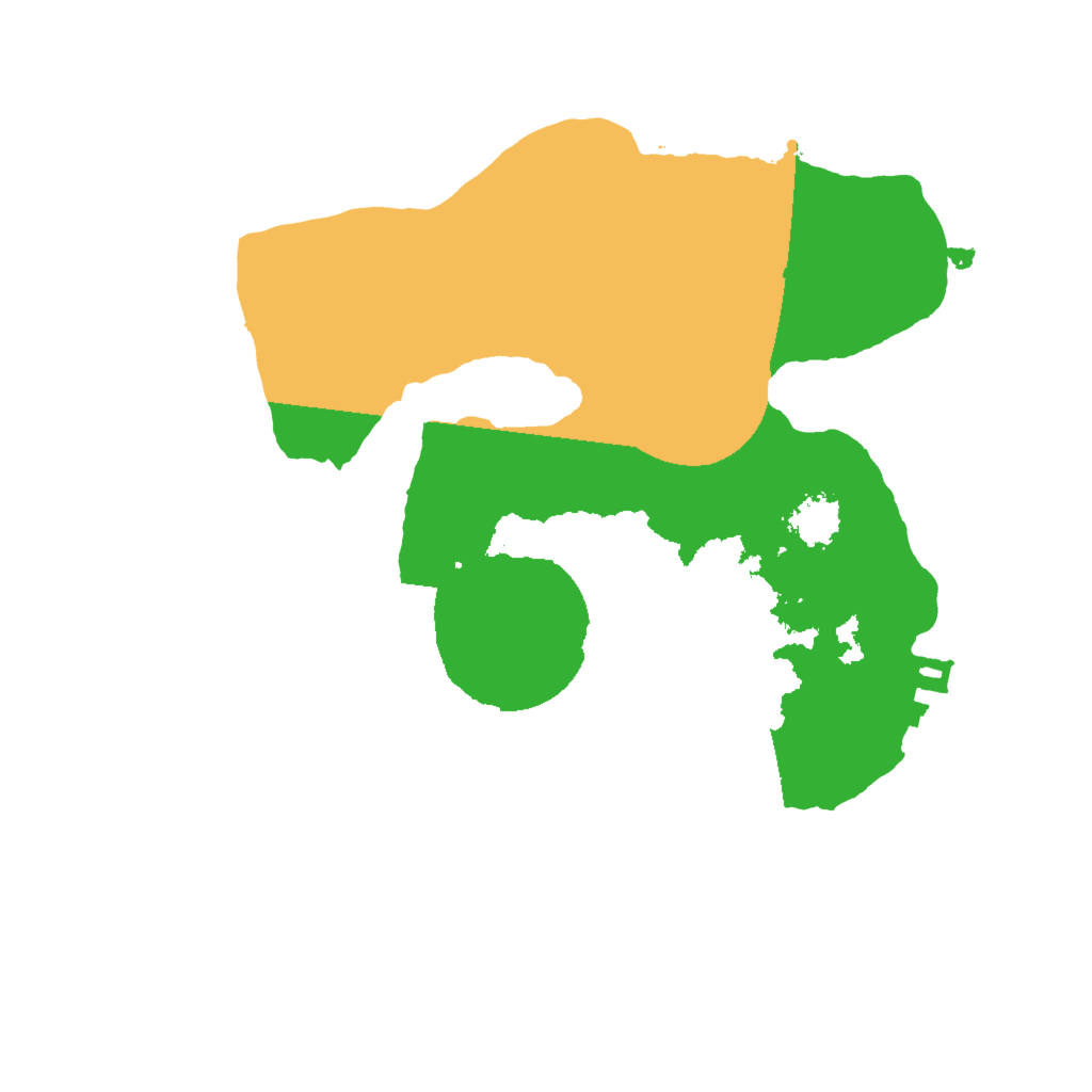 Biome Rust Map: Procedural Map, Size: 2000, Seed: 44366902