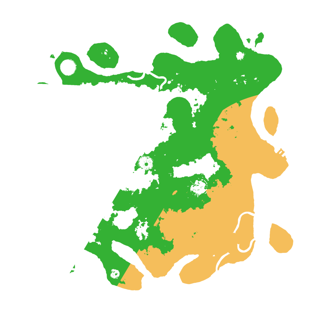 Biome Rust Map: Procedural Map, Size: 3500, Seed: 1659374747