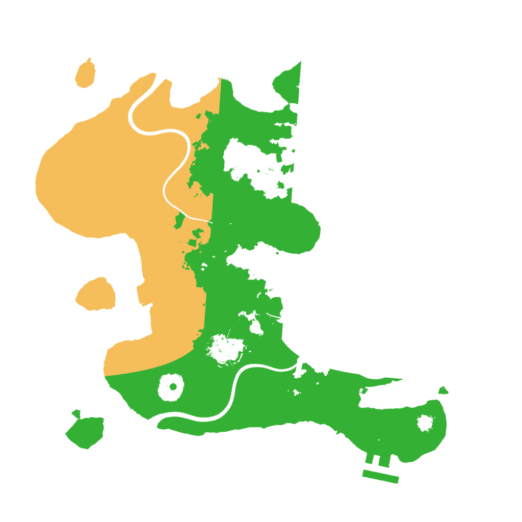 Biome Rust Map: Procedural Map, Size: 2900, Seed: 42324221