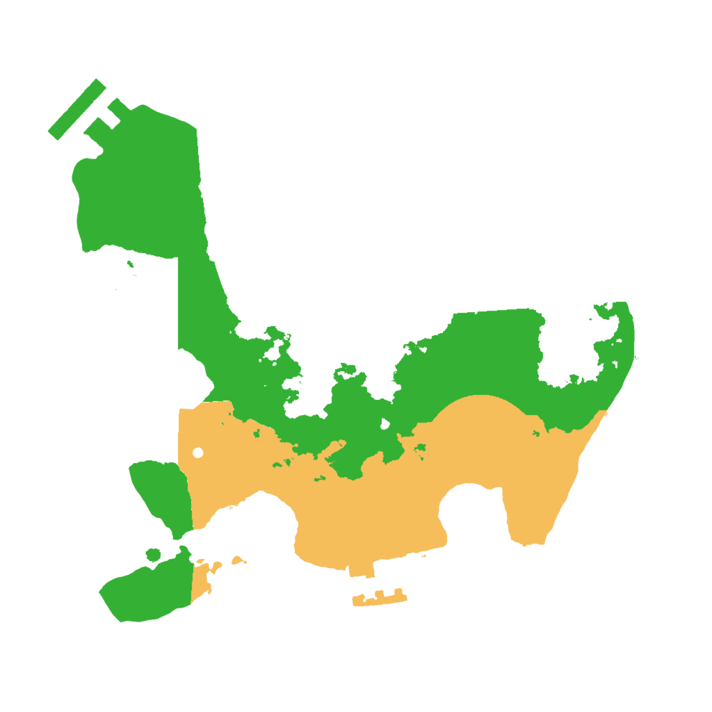 Biome Rust Map: Procedural Map, Size: 2000, Seed: 36807640