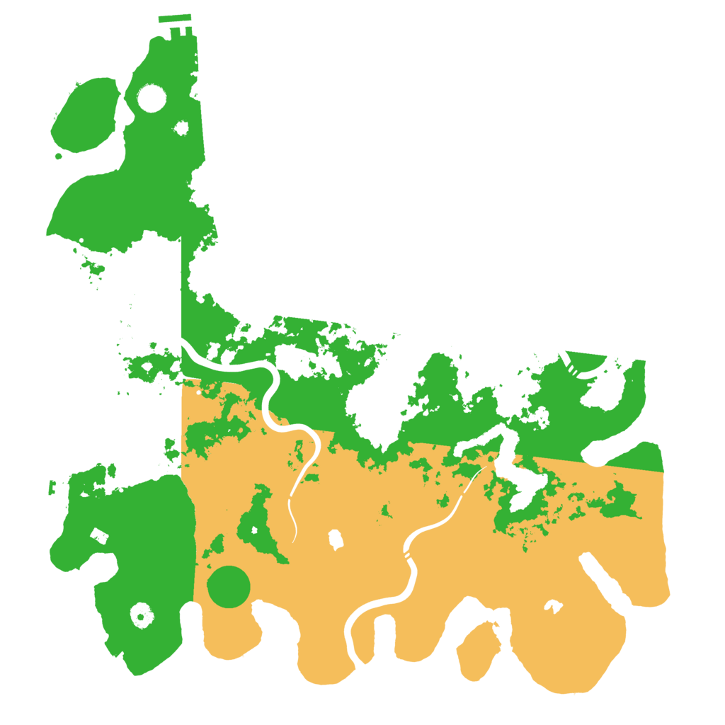 Biome Rust Map: Procedural Map, Size: 4500, Seed: 1483317547