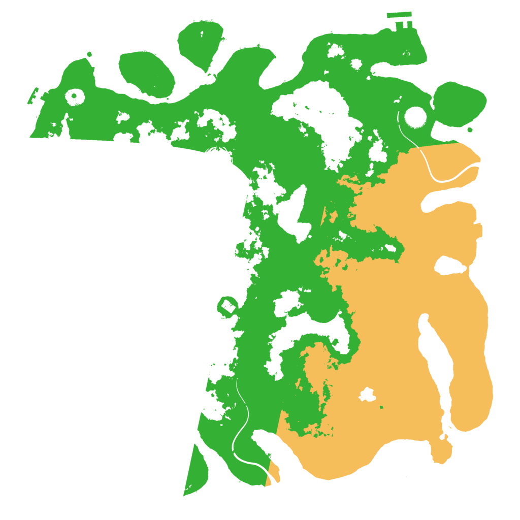Biome Rust Map: Procedural Map, Size: 4250, Seed: 2043245651