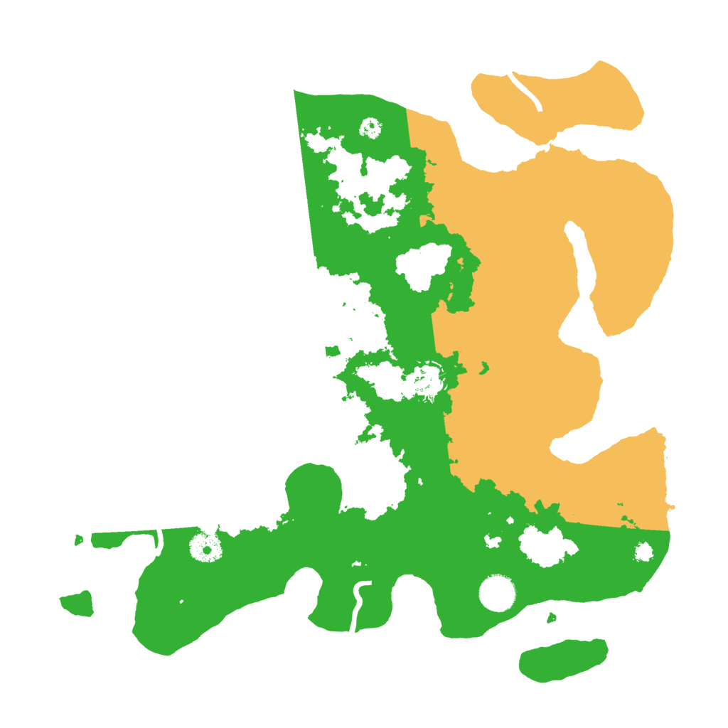 Biome Rust Map: Procedural Map, Size: 3500, Seed: 1001031471