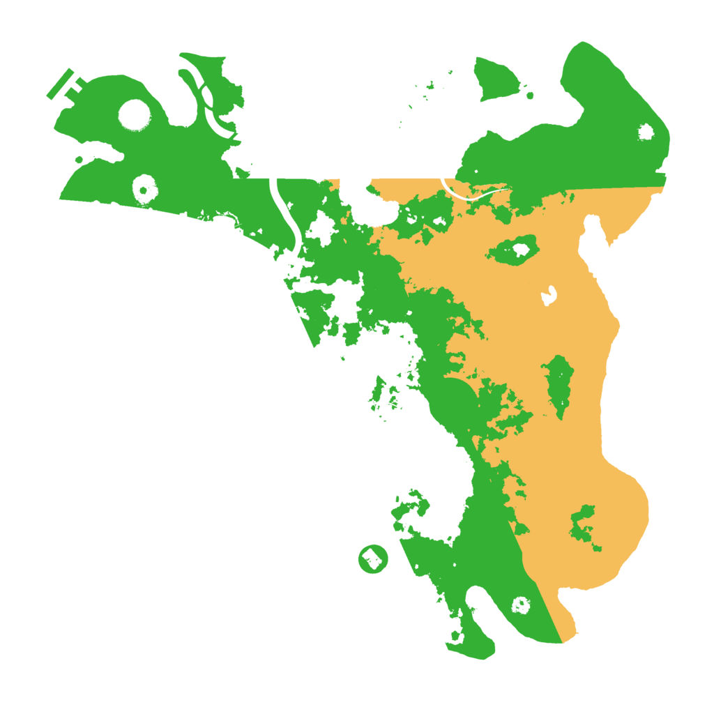 Biome Rust Map: Procedural Map, Size: 4000, Seed: 990217
