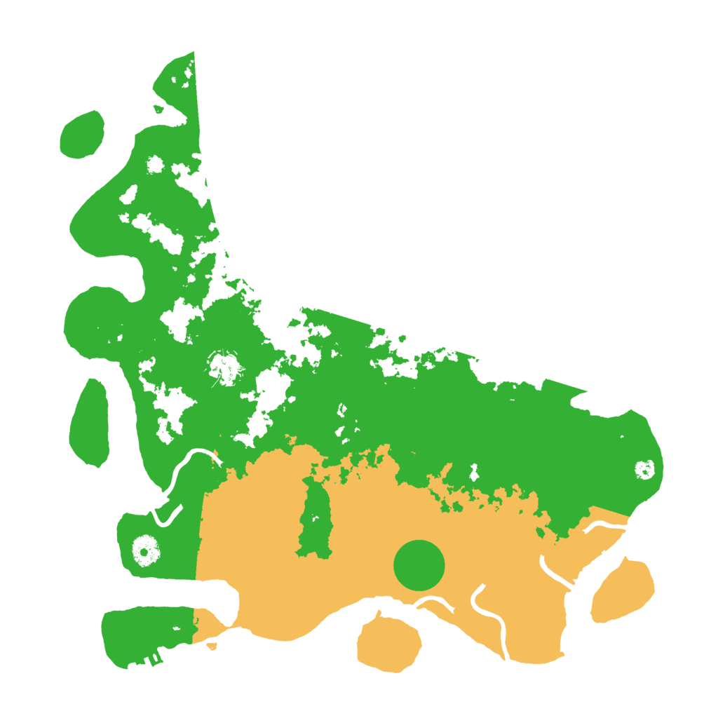 Biome Rust Map: Procedural Map, Size: 3700, Seed: 1817023657