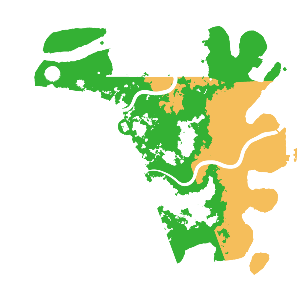 Biome Rust Map: Procedural Map, Size: 3500, Seed: 1967535346