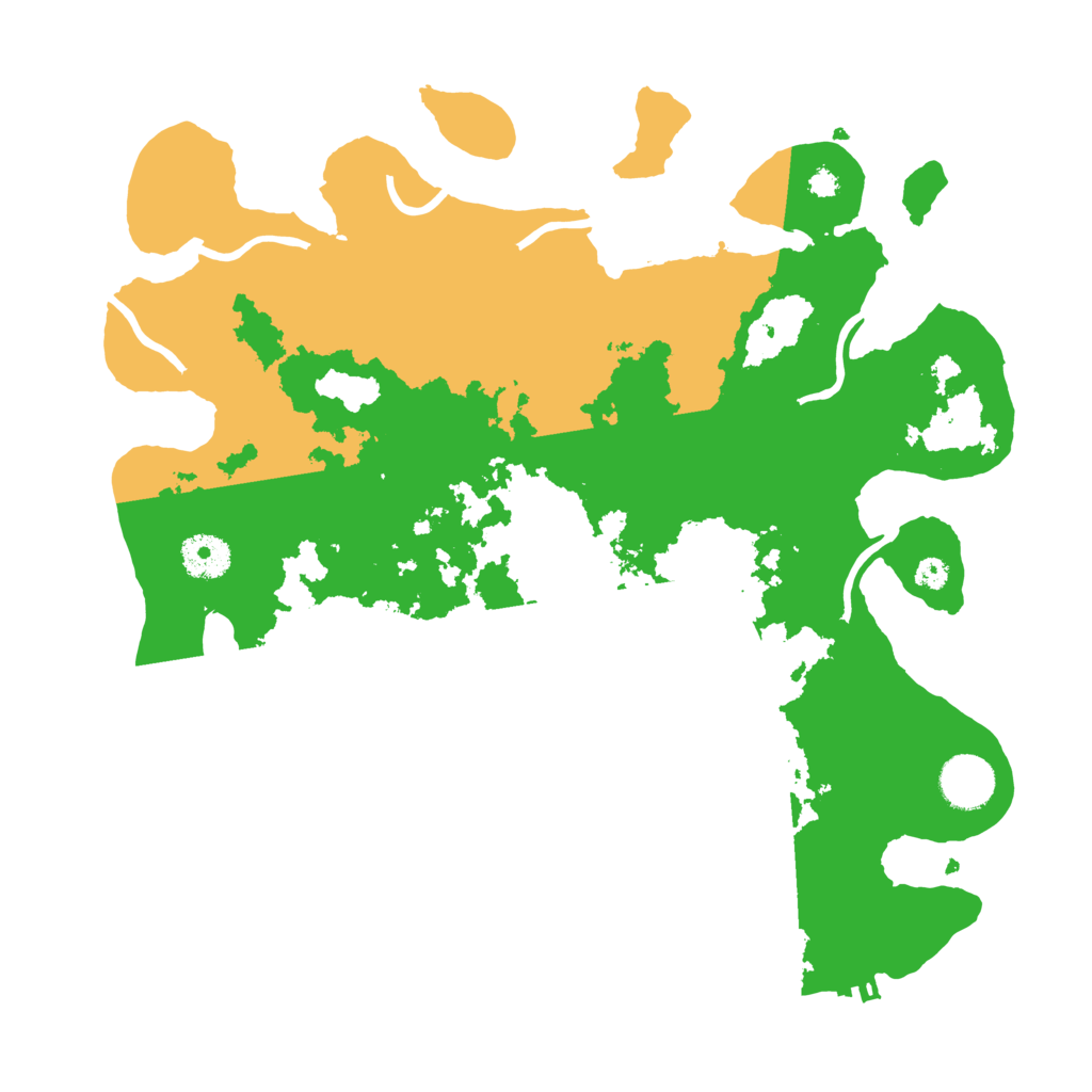 Biome Rust Map: Procedural Map, Size: 3500, Seed: 1192023