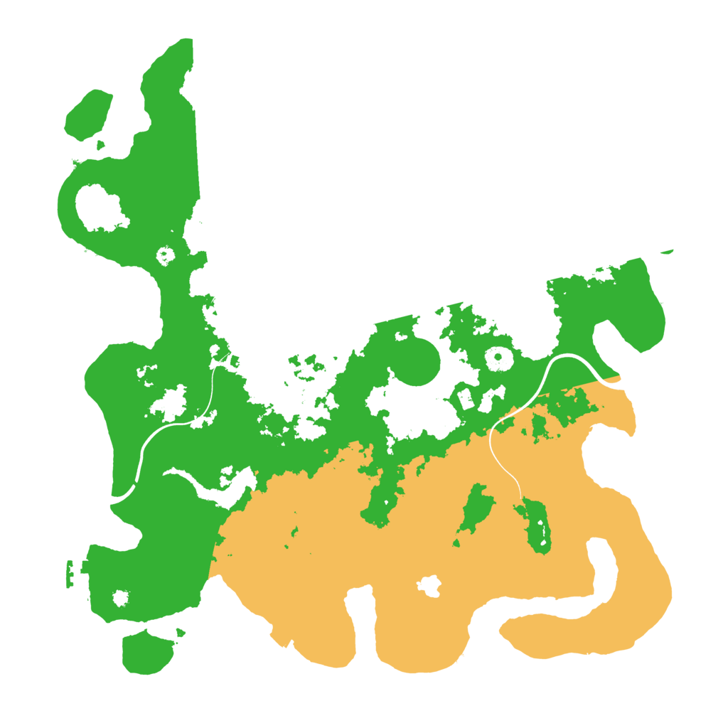 Biome Rust Map: Procedural Map, Size: 4000, Seed: 4813264