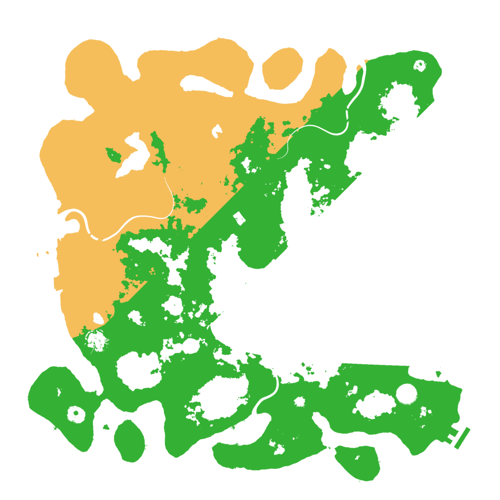 Biome Rust Map: Procedural Map, Size: 4250, Seed: 1799082543