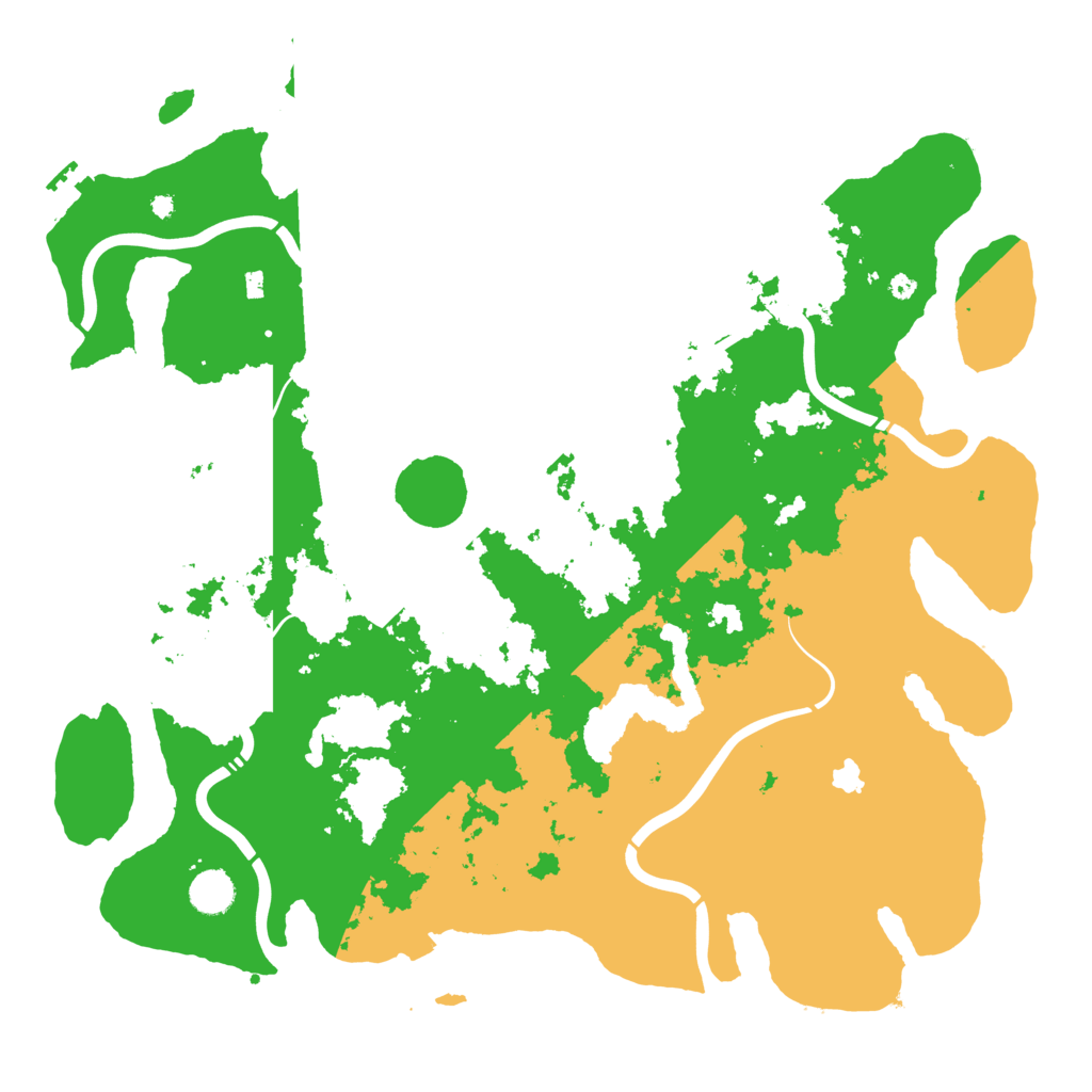 Biome Rust Map: Procedural Map, Size: 4300, Seed: 47998490