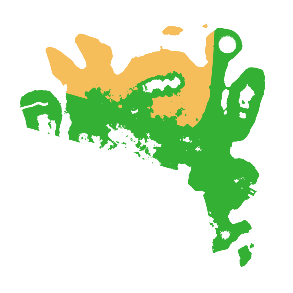 Biome Rust Map: Procedural Map, Size: 3000, Seed: 206301757