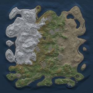 Thumbnail Rust Map: Procedural Map, Size: 4250, Seed: 346151377, 20 Monuments