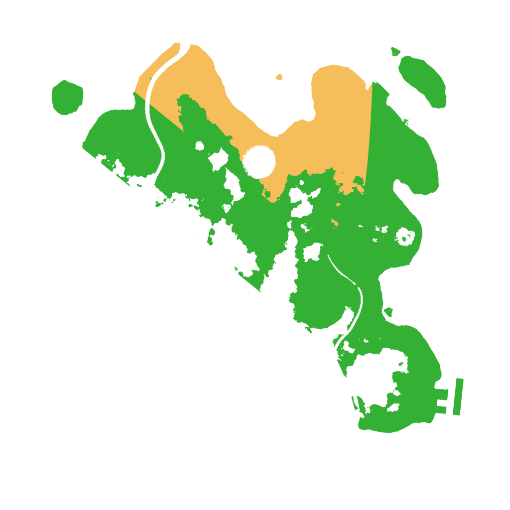 Biome Rust Map: Procedural Map, Size: 2800, Seed: 564476