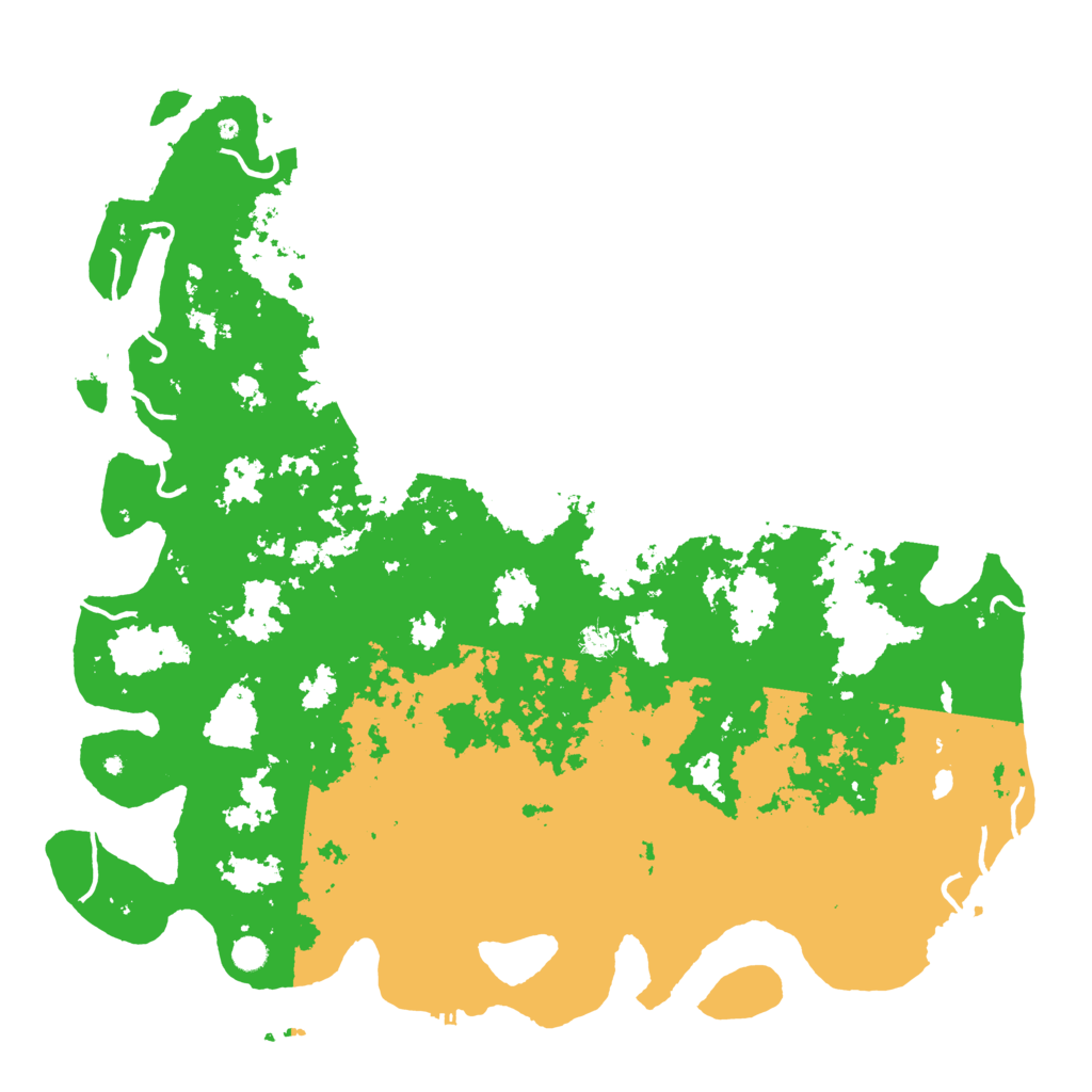 Biome Rust Map: Procedural Map, Size: 5500, Seed: 260404126