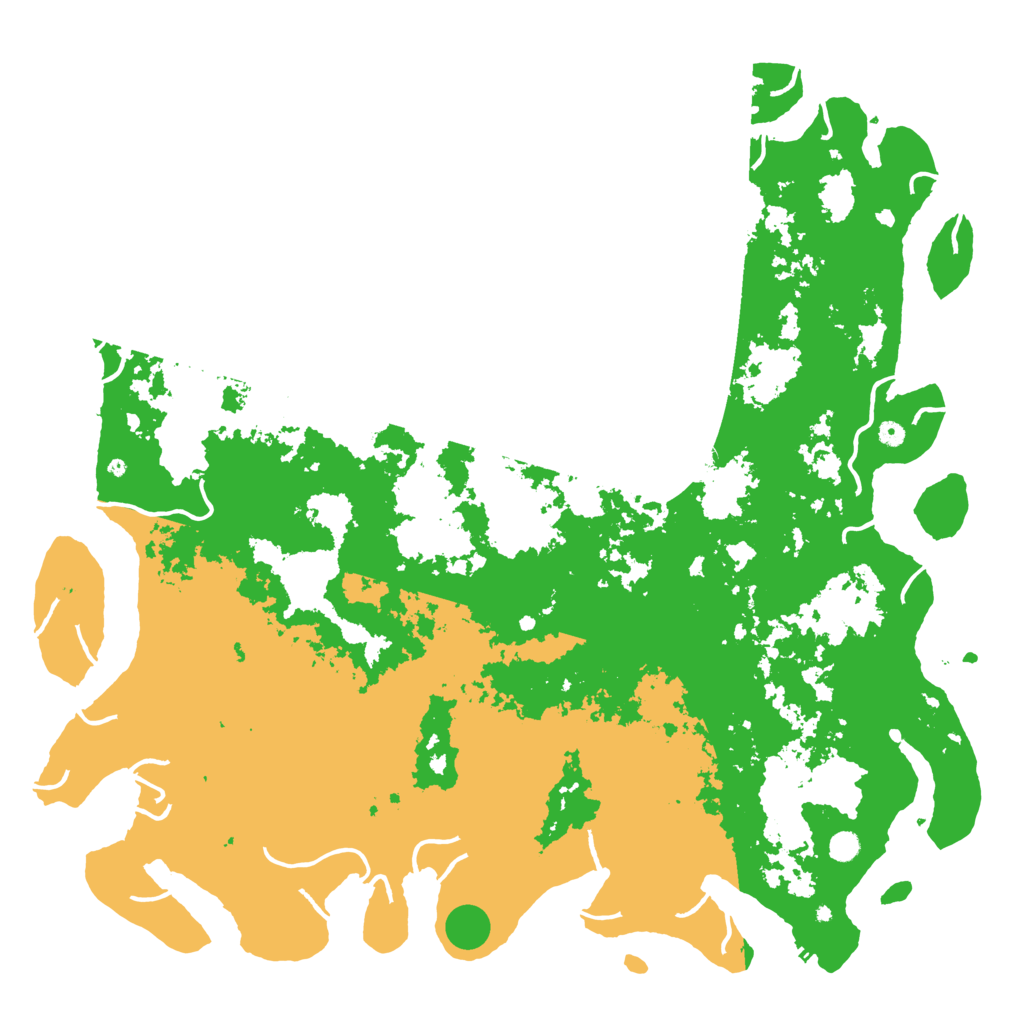 Biome Rust Map: Procedural Map, Size: 6000, Seed: 174310338