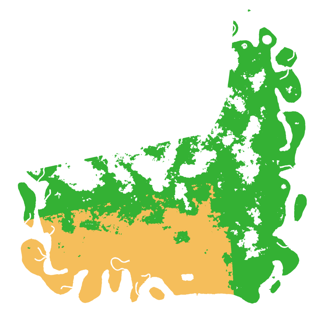 Biome Rust Map: Procedural Map, Size: 6000, Seed: 161745225
